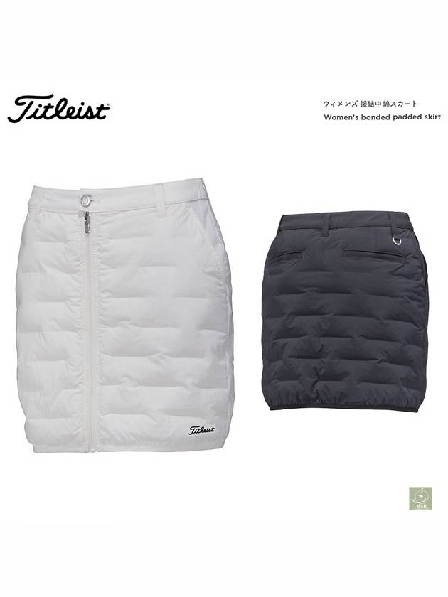 타이틀리스트 여성 골프 스커트 방풍 방수 보온 패딩 스커트 기능성 치마 가을 겨울