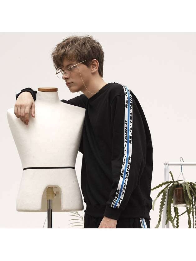 리플레이컨테이너 리테이너 테이프 MTM 맨투맨 블랙
