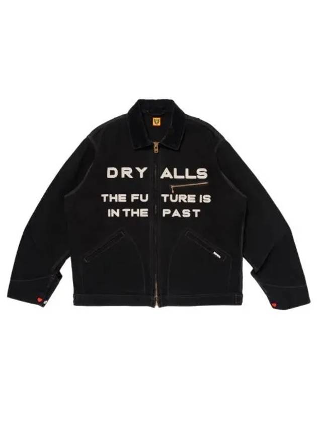 휴먼 메이드 집업 자수 블루종 블랙 Human Made Zip Up Embroidery Blouson Black