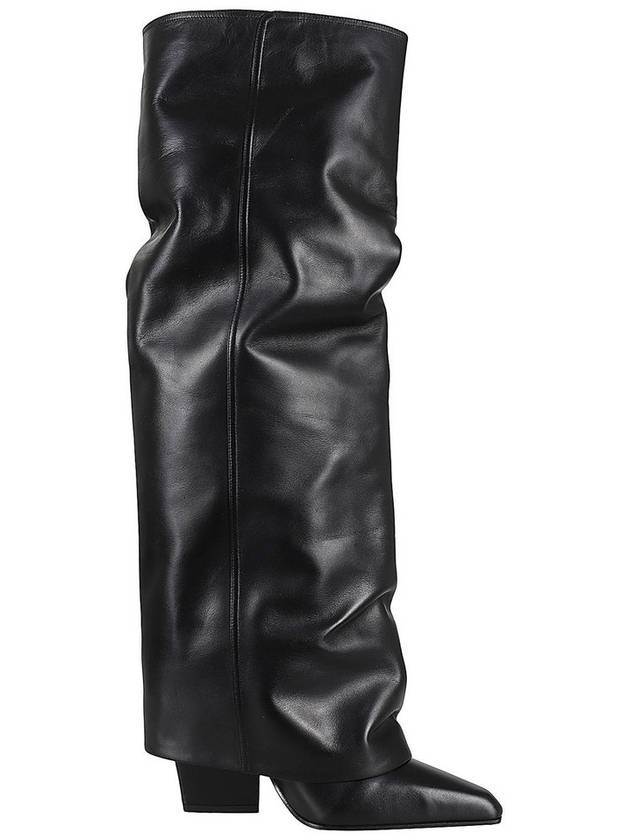 파리 텍사스 제인 폴드 오버 부츠