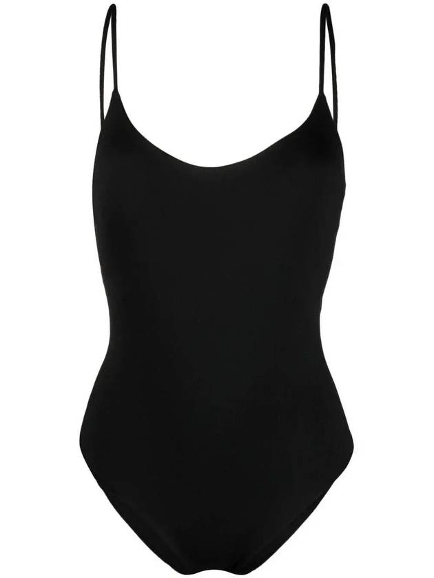 Fisico 민소매 스쿠프백 원피스 수영복 CC06M0_F0009