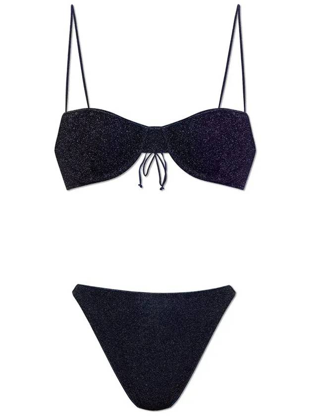 오세리 루렉스 디테일 투피스 수영복 LBS2500_NIGHTBLUE