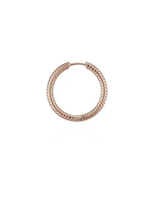W 판도라 모먼트 참 후프 이어링 로즈 골드 플래팅 W Pandora Moments Charm Hoof Earrings Rose Gold Plated
