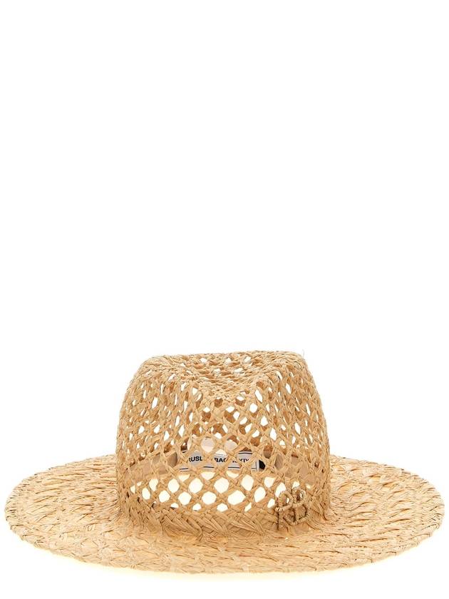RUSLAN BAGINSKIY 라피아 모자 FDR036NATURALSTRAW