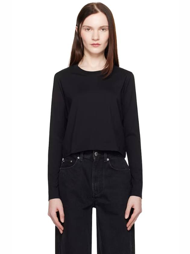 Black Masal Long Sleeve T shirt 251473F110008