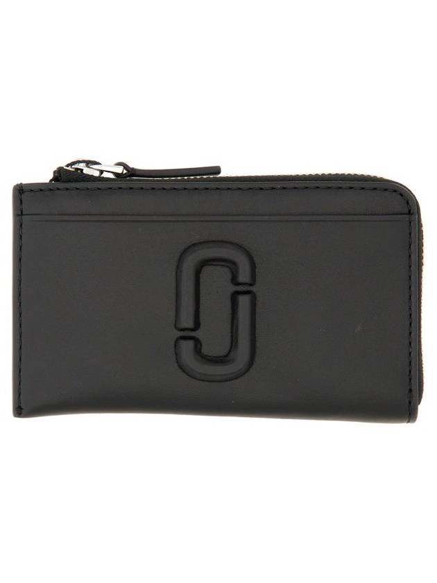 Marc Jacobs 가죽 J 마크 탑 지퍼 멀티 지갑
