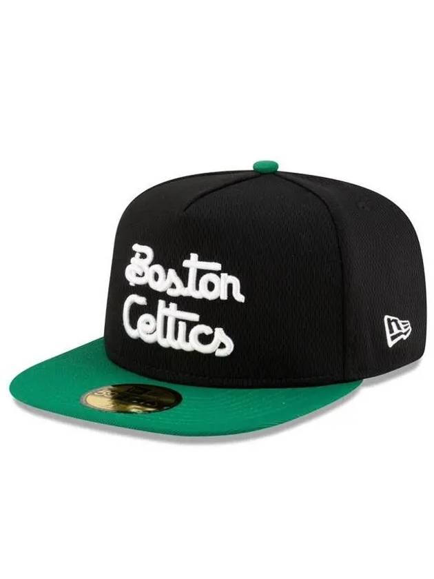 뉴에라 보스턴 셀틱스 Dashmark Mesh 59FIFTY 5950 에이프레임 Fitted Hat 10140592