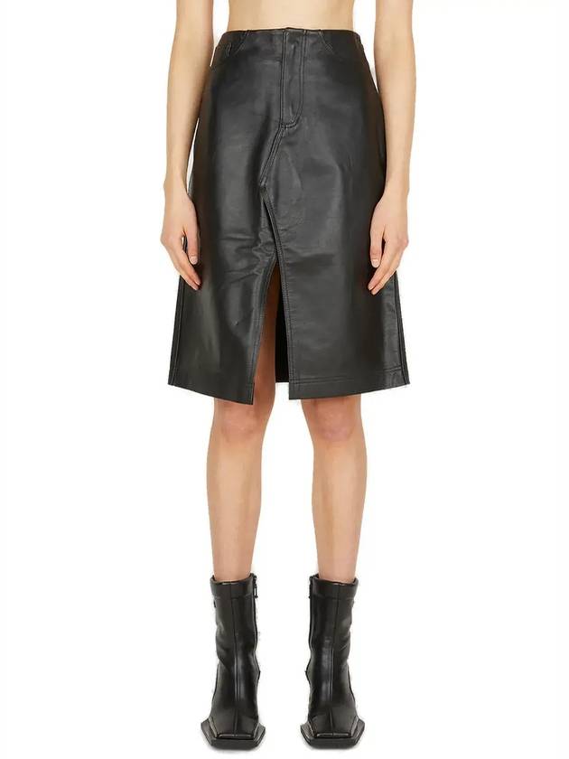 Eytys 카펠라 프론트 슬릿 미니 스커트 A128002_None