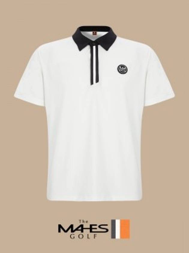 23FW 마헤스 로고 남성 반팔 티셔츠 화이트 오렌지라벨 옴므 썸머쿨 티셔츠 GS50531