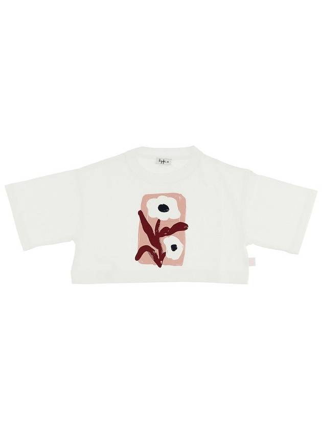 IL GUFO Cropped t-shirt with print