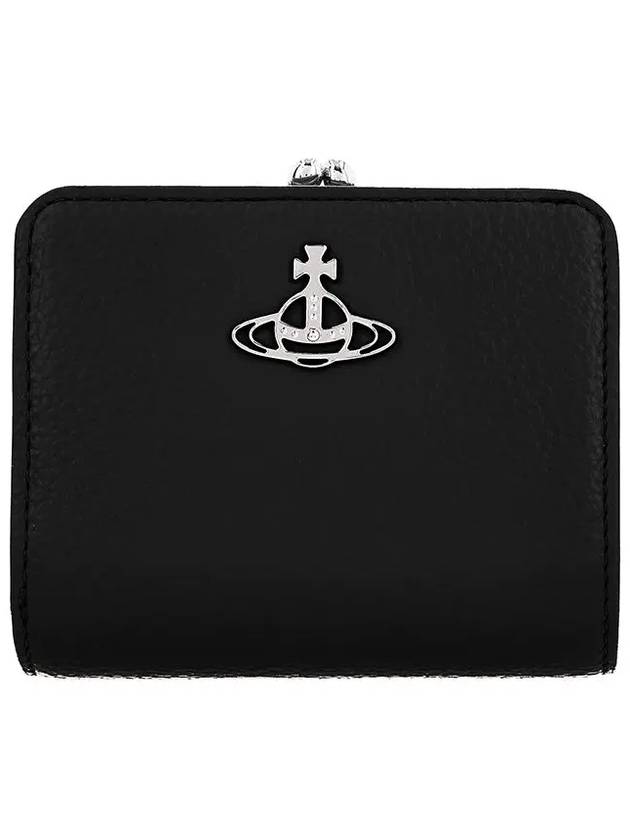 비비안웨스트우드 5115002YW S000D N403 비건 바이오그린 그레인 프레임 포켓 반지갑