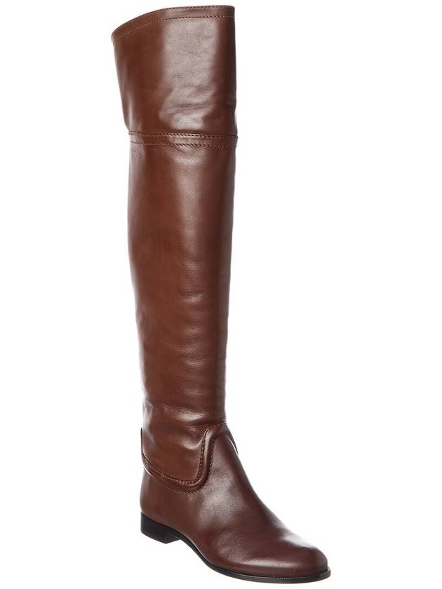 로렌 레더 오버더니 부츠 Lauren Leather Over the knee Boot