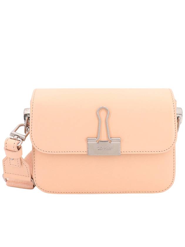 Off-White Leather shoulder bag with engraved logo