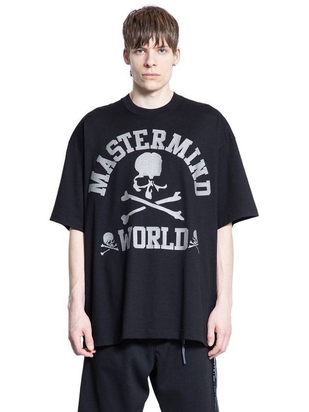 MASTERMIND WORLD MAN BLACK T-SHIRTS & TANK TOPS