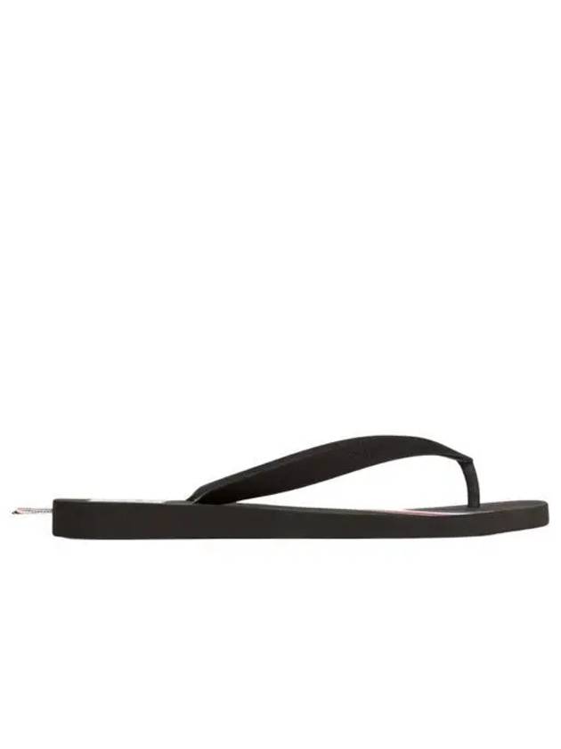 톰브라운 몰드 러버 스트라이프 플립 플랍 블랙 Thom Browne Molded Rubber Stripe Flip Flop Black