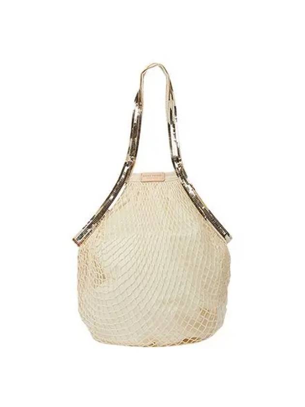 바네사 브루노 오가닉 코튼 피쉬넷 백 바닐라 Vanessa Bruno Organic Cotton Fishnet Bag Vanilla