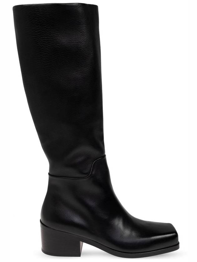 Marsell 스퀘어 토 지퍼 하이 부츠