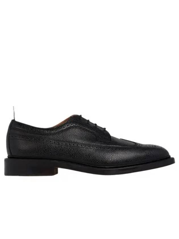 톰브라운 페블 그레인 레더 레더 솔 롱윙 브로그 블랙 Thom Browne Pebble Grain Leather Leather Sole Longwing Brogue Black