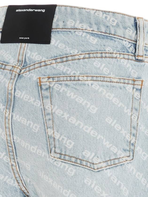 알렉산더 왕 바이트 로고 데님 반바지 Alexander Wang Bite Logo Denim Shorts