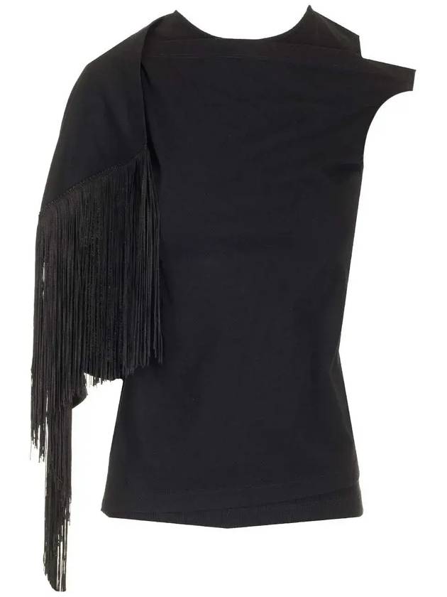 MM6 메종 마르지엘라 드레이프 크루넥 탑 S52NL0069_961