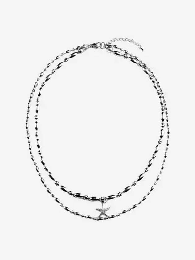 루바티 마린스타 불가사리 써지컬스틸 체인 네크리스 Rubati Marin Star Surgical Steel Chain Necklace