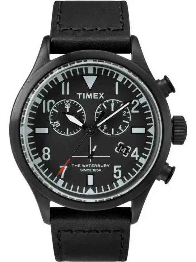 4226602 Timex Mens Waterbury Black Dial Watch