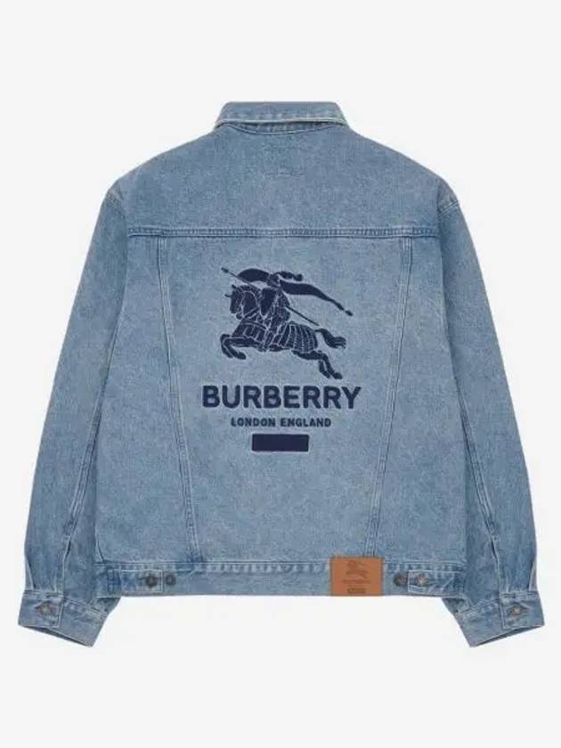 슈프림 x 버버리 데님 트러커 자켓 워시드 블루 22SS Supreme x Burberry Denim Trucker Jacket Washed Blue 22SS
