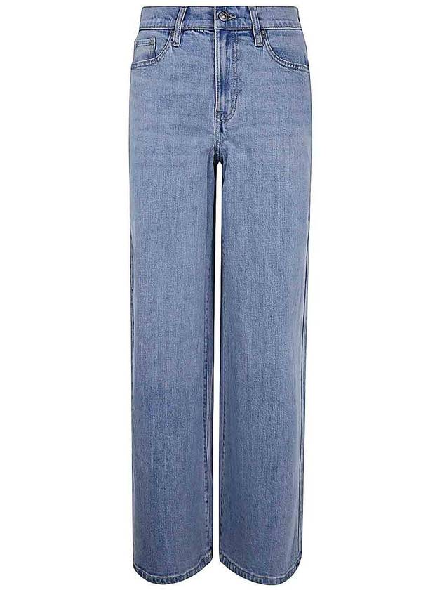 Dkny High Rise Wide Leg Jeans