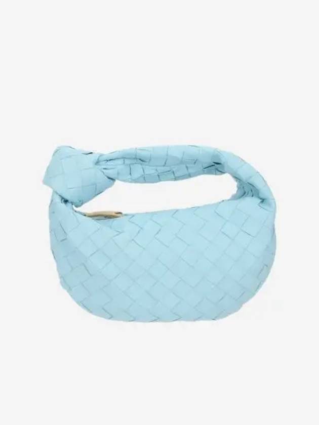 보테가 베네타 미니 레더 조디백 페일 블루 Bottega Veneta Mini Leather Jodie Pale Blue