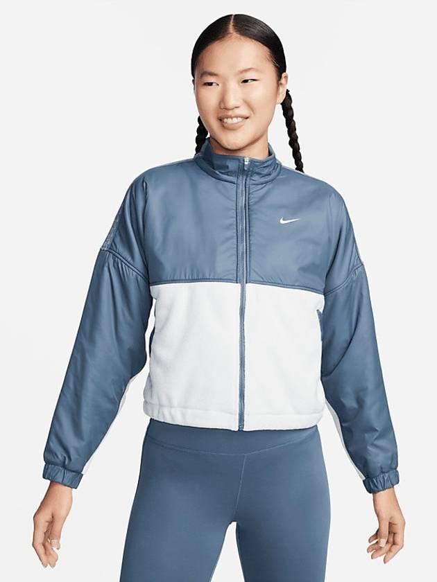 나이키 플리스 자켓 FB5671 491 블루 WOMENS L 아시안핏