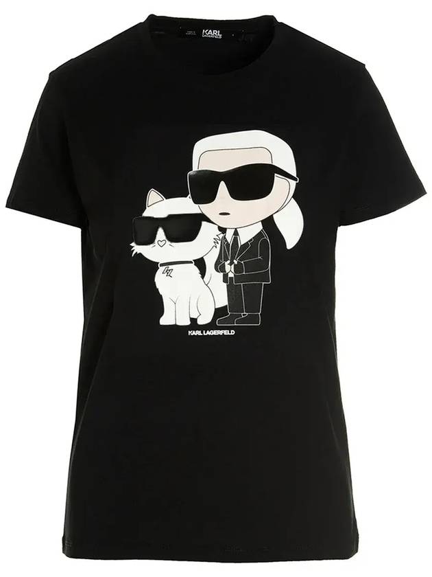 Karl Lagerfeld Ikonik 2.0 크루넥 티셔츠 230W1704_999