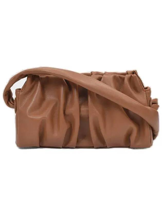 Elleme 주름 디테일 Vague 숄더백 VAGUELEATHER_BROWN