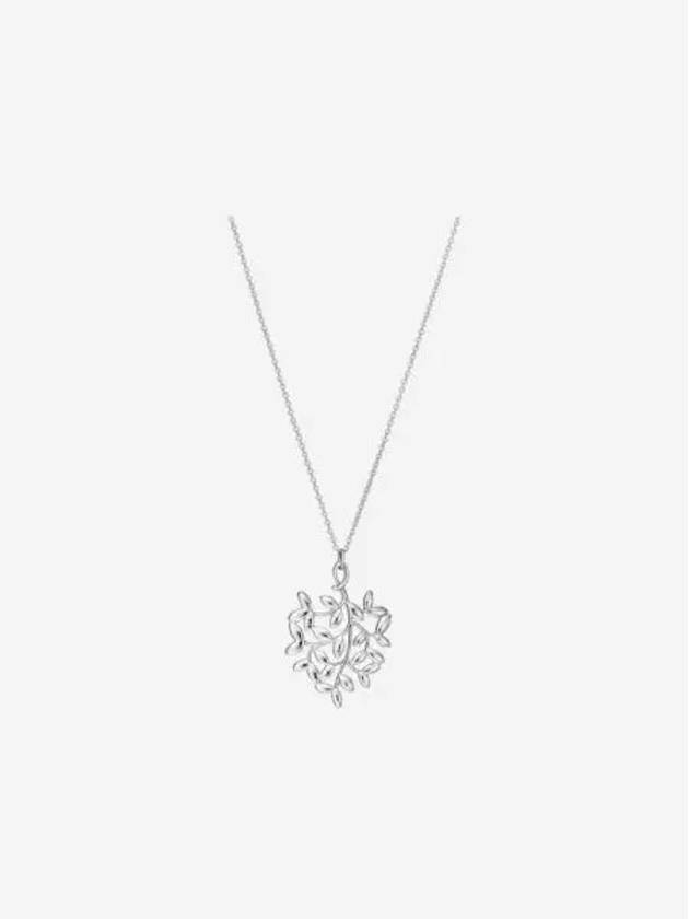 티파니 앤 코 팔로마 피카소 올리브 리프 스몰 펜던트 스털링 실버 Tiffany & Co. Paloma Picasso Olive Leaf Small Pendant Sterling Silver