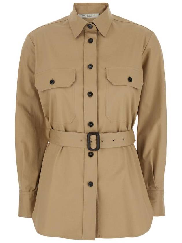 ANTONELLI N3615143C225 코튼 폴린 셔츠