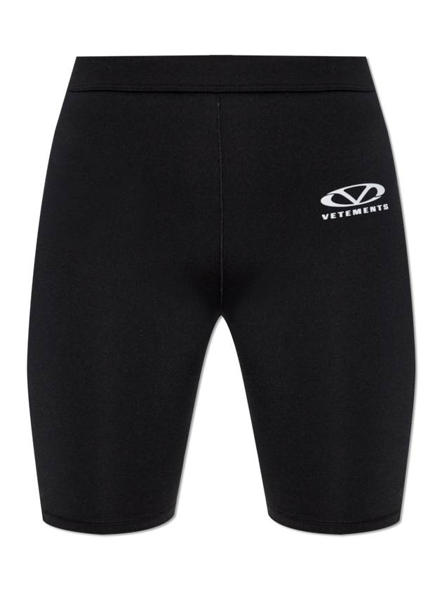 VETEMENTS Short Leggings  Women's  Black