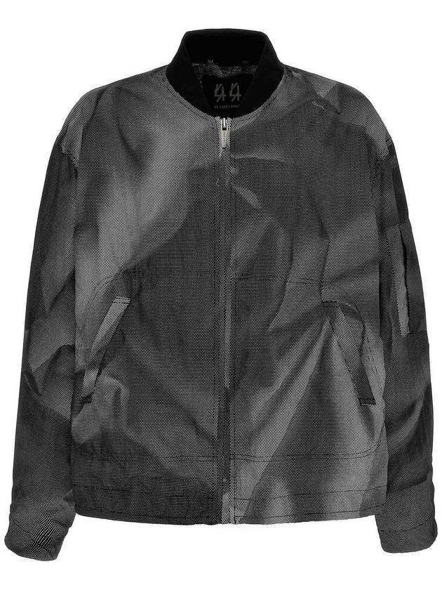 44 Label Group Crinkle Bomber Jacket