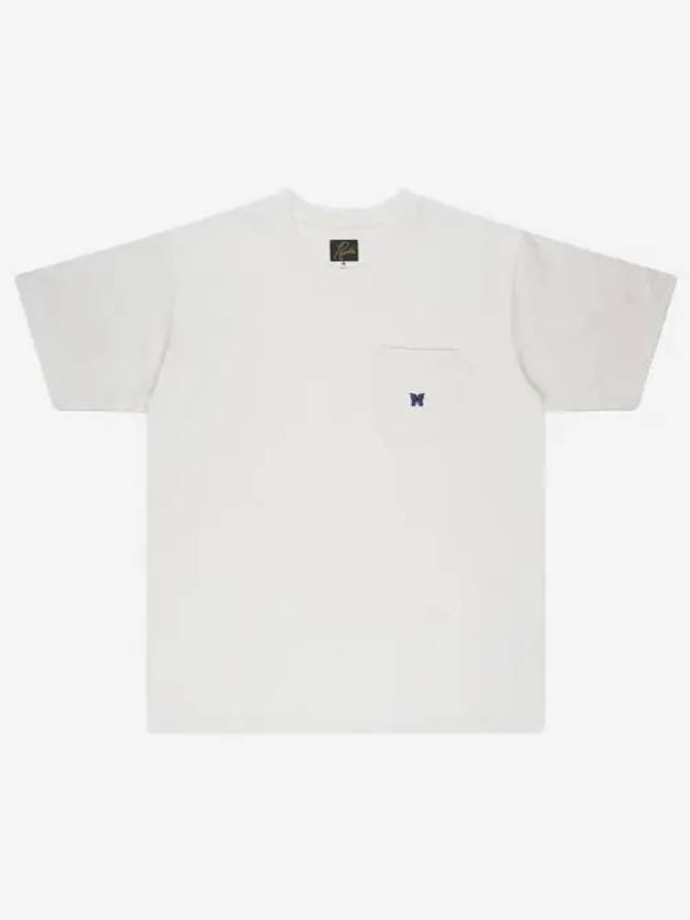 니들스 숏슬리브 크루넥 티셔츠 화이트 Needles S S Crewneck T Shirt White