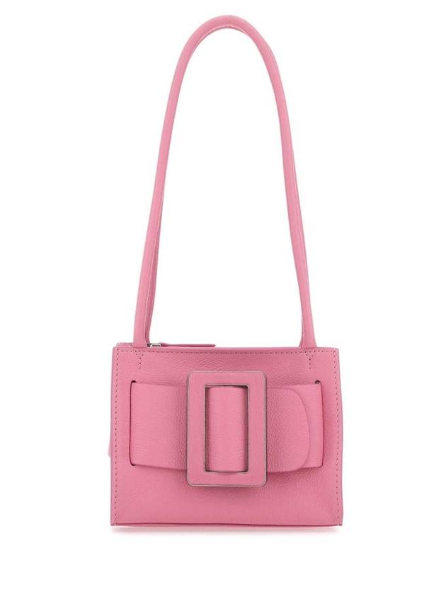 BOYY 핑크 가죽 바비 18 소프트 숄더백 BOBBY18SOFT BUBGUM