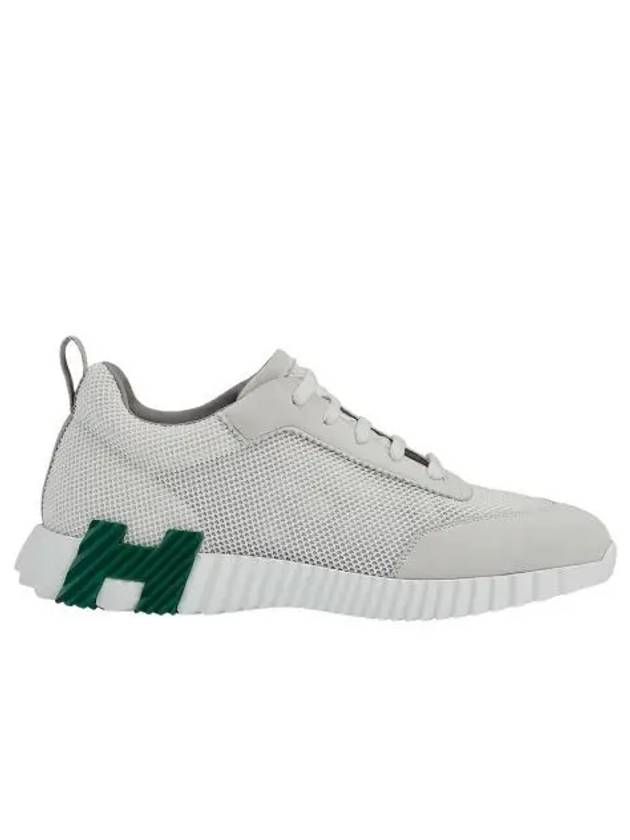 에르메스 바운싱 스니커즈 메쉬 스웨이드 고트스킨 & 멀티꼴로르 블랑 Hermes Bouncing Sneakers Mesh Suede Goatskin & Multicolore Blanc