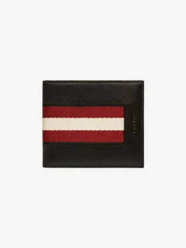 발리 보네트 레더 지갑 블랙 Bally Bonett Leather Wallet Black