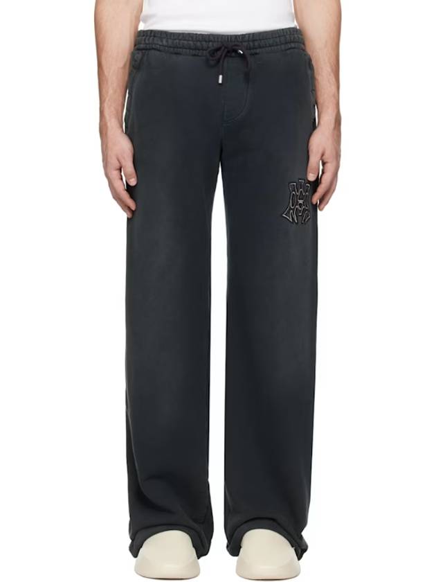 Black Vintage MA Sweatpants 251886M190000