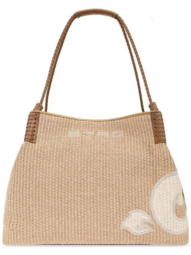 에트로 로고 자수 인터워빙 숄더백 WP1D0028AE228_W0111