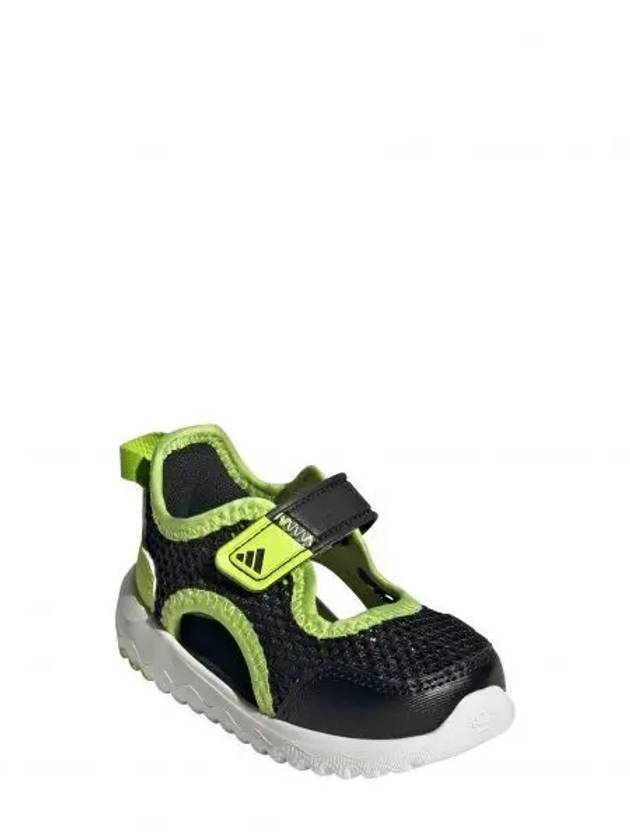 키즈 아디다스 키즈 Summerflex 샌달 샌들 블랙 솔라 Slime 화이트 10119065