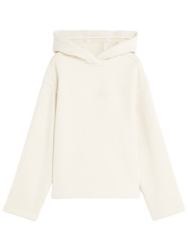 막스마라 개리 Gary 코튼 저지 후드탑 화이트