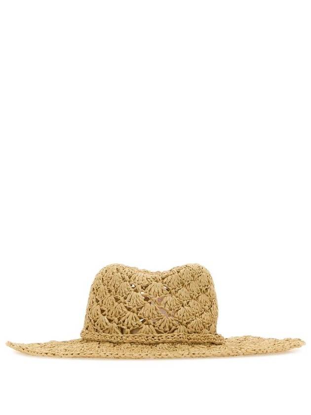 발렌티노 와이드 챙 페도라