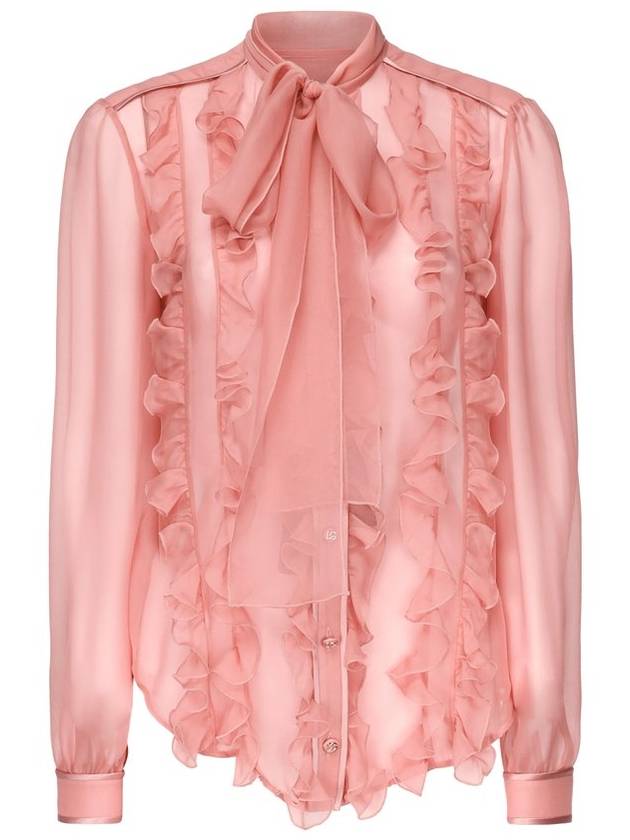 Dolce & Gabbana 러플 디테일 셔츠