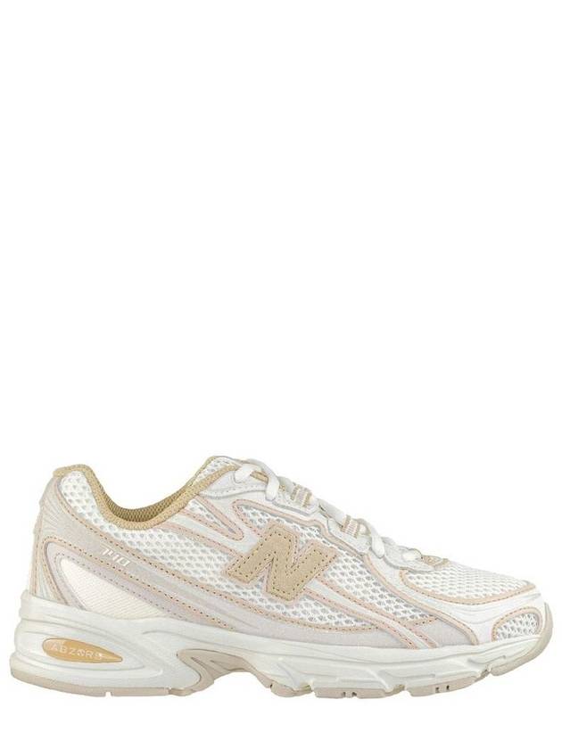 New Balance 740 로고 패치 레이스업 스니커즈