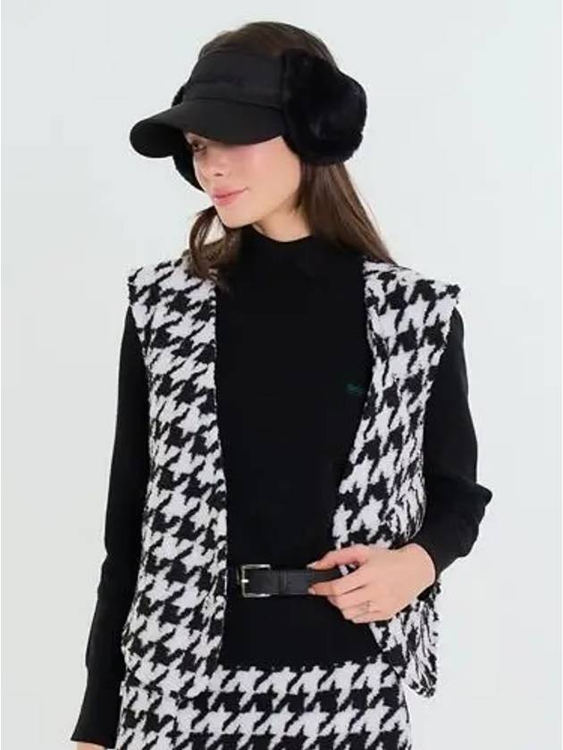 양털 투스하운드 베스트 블랙