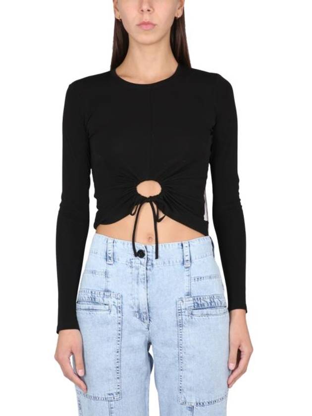 23SS 프로엔자슐러 화이트 레벨 긴팔 티셔츠 WL2314360 JY086001 BLACK