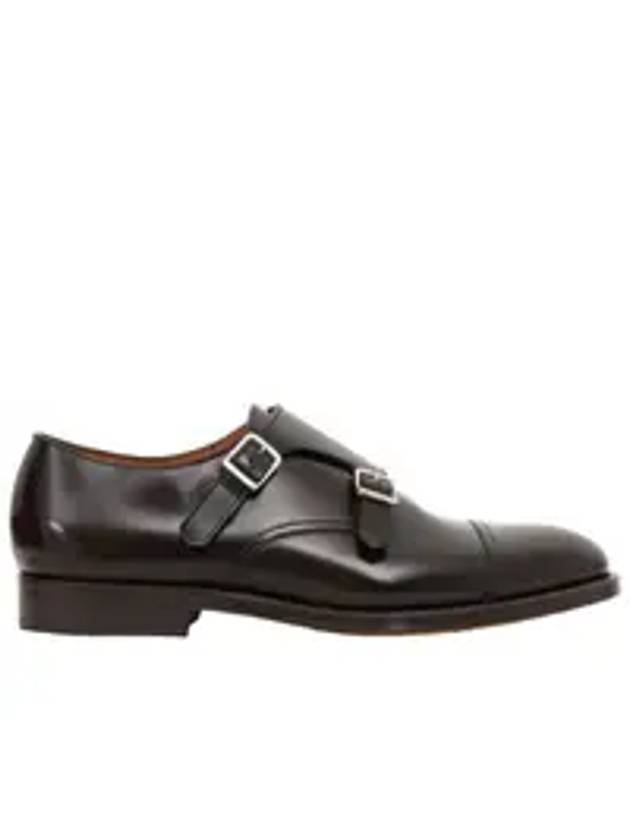 듀칼스 레더 몽크스트랩 브라운